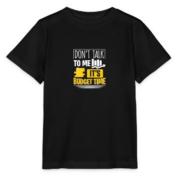 Budget Forecast Controlling Buchaltung Accounting - Stanley/Stella MINI CREATOR Kids’ T-Shirt - black - Front - Mikhail (115cm)