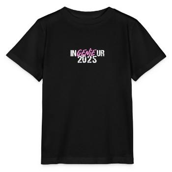 Ingenieur Genie Ingenieurabschluss Sponsion 2025 - Stanley/Stella Kinder T-Shirt MINI CREATOR  - Schwarz - Vorne - Mikhail (115cm)