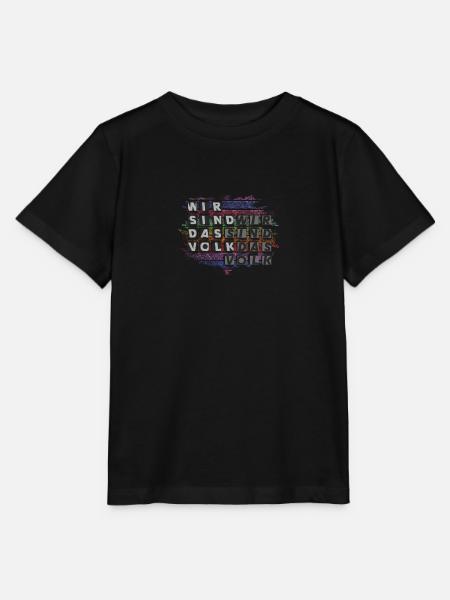 Wir sind das Volk - Stanley/Stella Kinder T-Shirt MINI CREATOR  - Schwarz