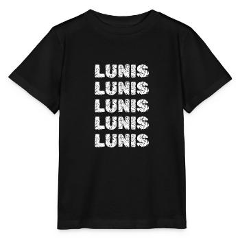 First name Lunis - Stanley/Stella MINI CREATOR Kids’ T-Shirt - black - Front - Mikhail (115cm)