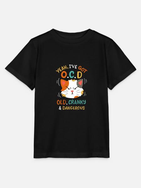 Yeah I’ve Got OCD - Stanley/Stella Kinder T-Shirt MINI CREATOR - Schwarz