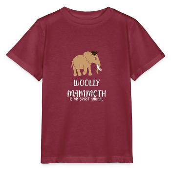 Mammouth - T-shirt bio MINI CREATOR Stanley/Stella Enfant - bordeaux - Devant - Kain (125cm)