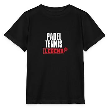 Padel Tennis Paddle Padel Ball Paddling Padel Tennis - Stanley/Stella MINI CREATOR Kids’ T-Shirt - black - Front - Mikhail (115cm)