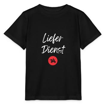 Roller Auslieferungsfahrer Essen Lieferung - Stanley/Stella Kinder T-Shirt MINI CREATOR  - Schwarz - Vorne - Mikhail (115cm)