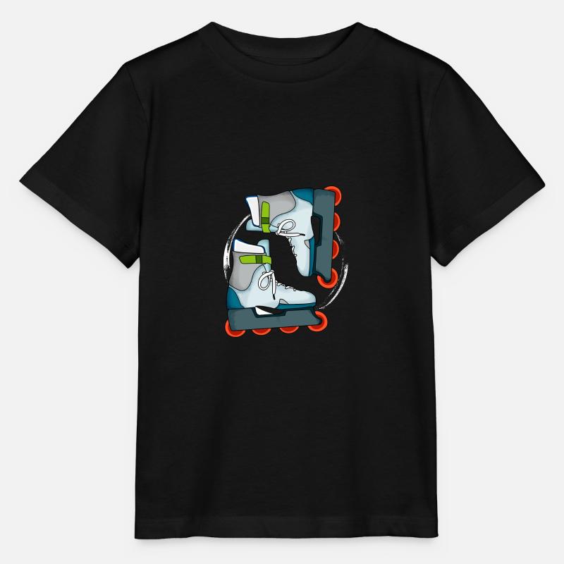 Inline Skates Skater Logo - Stanley/Stella Kinder T-Shirt MINI CREATOR  - Schwarz