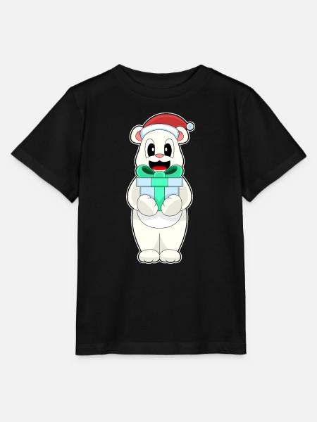 Eisbär Weihnachten Paket - Stanley/Stella Kinder T-Shirt MINI CREATOR  - Schwarz
