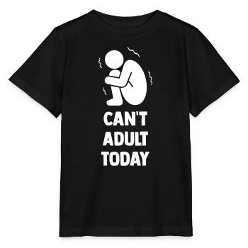 Cant Adult Today Cozy Silhouette - Stanley/Stella Kinder T-Shirt MINI CREATOR  - Schwarz - Vorne - Mikhail (115cm)