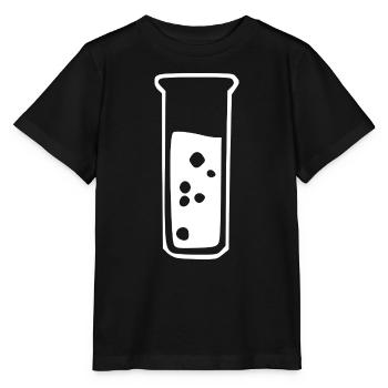 Test Tube Chemistry Chemist Gift - Stanley/Stella MINI CREATOR Kids’ T-Shirt - black - Front - Mikhail (115cm)