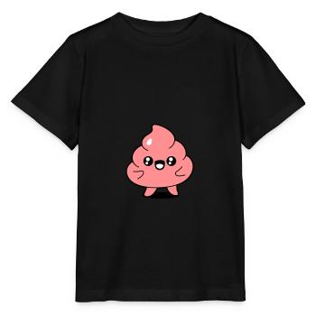 Poop funny - Stanley/Stella MINI CREATOR Kids’ T-Shirt - black - Front - Mikhail (115cm)