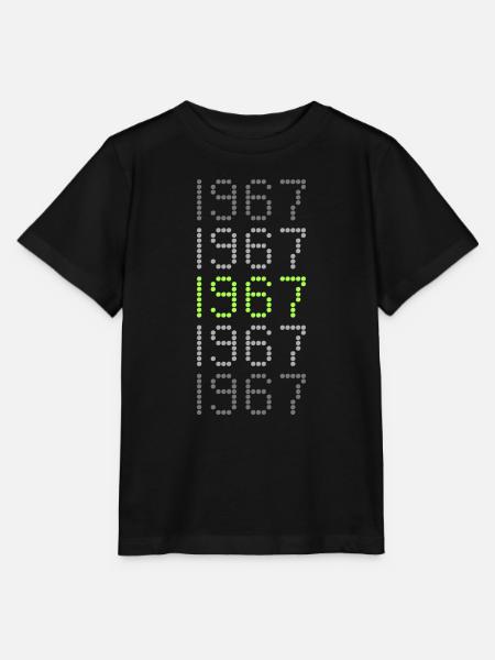 Witzig 1967 - Stanley/Stella Kinder T-Shirt MINI CREATOR  - Schwarz