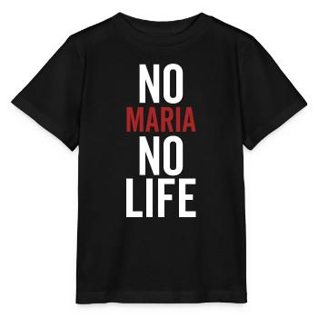 Pas de Maria pas de vie - T-shirt bio MINI CREATOR Stanley/Stella Enfant - noir - Devant - Mikhail (115cm)
