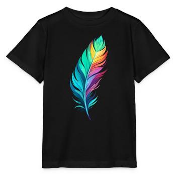 FEATHER - Stanley/Stella MINI CREATOR Kids’ T-Shirt - black - Front - Mikhail (115cm)
