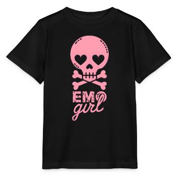Emo Girl! - Stanley/Stella Kinder T-Shirt MINI CREATOR  - Schwarz - Vorne - Mikhail (115cm)