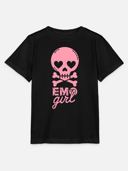 Emo Girl! - Stanley/Stella Kinder T-Shirt MINI CREATOR - Schwarz