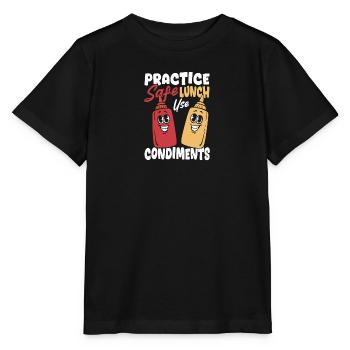 Spice Lunch Spices Sauce - Stanley/Stella MINI CREATOR Kids’ T-Shirt - black - Front - Mikhail (115cm)