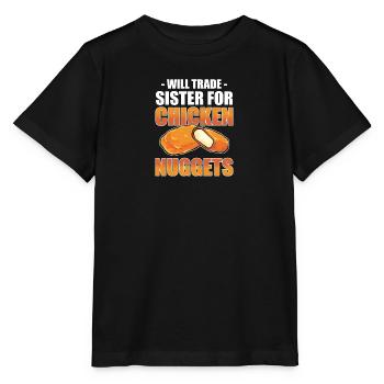 Chicken Nugget Chicken Nuggets - Stanley/Stella Kinder T-Shirt MINI CREATOR  - Schwarz - Vorne - Mikhail (115cm)
