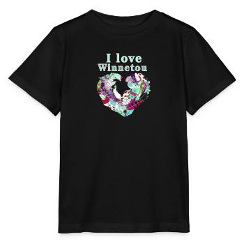 Enregistrer Winnetou,Winnetou,Federn,Illustration - T-shirt bio MINI CREATOR Stanley/Stella Enfant - noir - Devant - Mikhail (115cm)