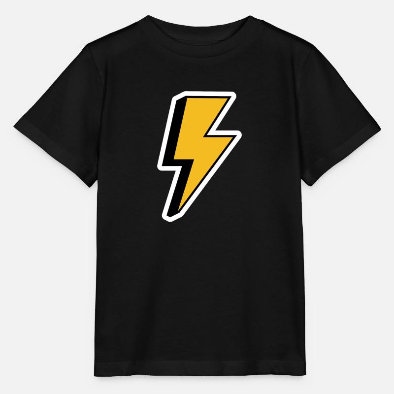 Retro-Blitz - Stanley/Stella Kinder T-Shirt MINI CREATOR - Schwarz