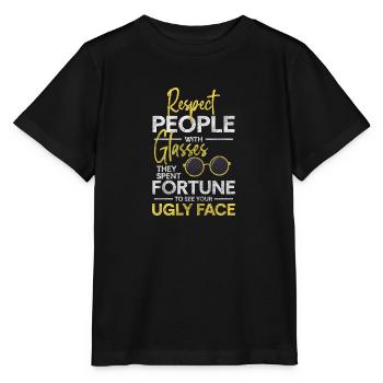 Lunettes Bijoux Mode Dioptrie - T-shirt bio MINI CREATOR Stanley/Stella Enfant - noir - Devant - Mikhail (115cm)