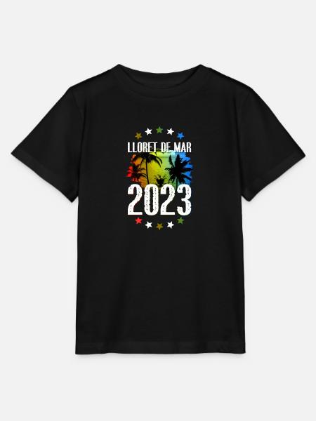 Lloret De Mar 2023 - Stanley/Stella Kinder T-Shirt MINI CREATOR  - Schwarz