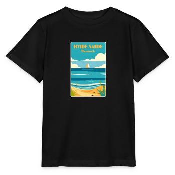 Hvide Sande Dänemark - Stanley/Stella Kinder T-Shirt MINI CREATOR  - Schwarz - Vorne - Mikhail (115cm)