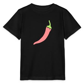 Épices piment - T-shirt bio MINI CREATOR Stanley/Stella Enfant - noir - Devant - Mikhail (115cm)