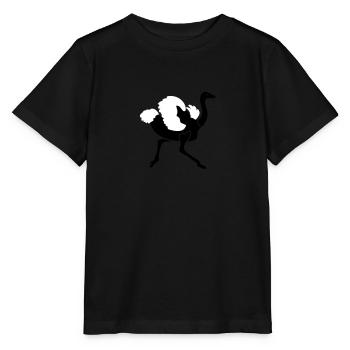 Ostrich - Stanley/Stella MINI CREATOR Kids’ T-Shirt - black - Front - Mikhail (115cm)