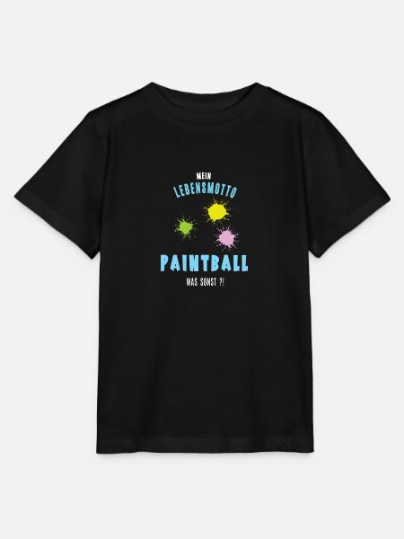 Paintball Paintballer Paintballfan Paintballspiel - Stanley/Stella Kinder T-Shirt MINI CREATOR - Schwarz