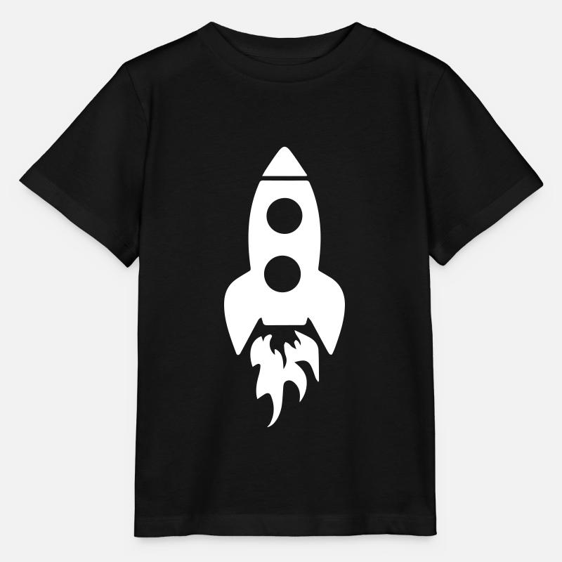 Rakete symbol - Stanley/Stella Kinder T-Shirt MINI CREATOR  - Schwarz