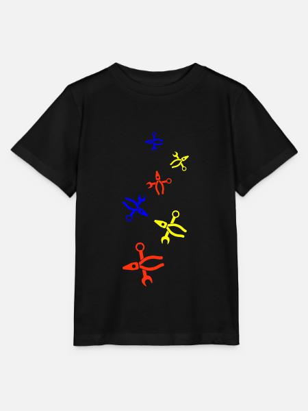 Zange Icon - Stanley/Stella Kinder T-Shirt MINI CREATOR  - Schwarz