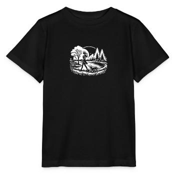 Gemeinsam Unterwegs - Stanley/Stella Kinder T-Shirt MINI CREATOR  - Schwarz - Vorne - Mikhail (115cm)