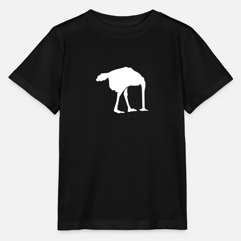 Autruche - T-shirt bio MINI CREATOR Stanley/Stella Enfant - noir