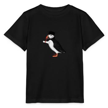 Papageitaucher Vogel Schulabschluss Abitur - Stanley/Stella Kinder T-Shirt MINI CREATOR  - Schwarz - Vorne - Mikhail (115cm)