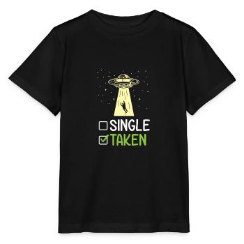 Un seul étranger pris lui offre sa drôle de Valentine - T-shirt bio MINI CREATOR Stanley/Stella Enfant - noir - Devant - Mikhail (115cm)
