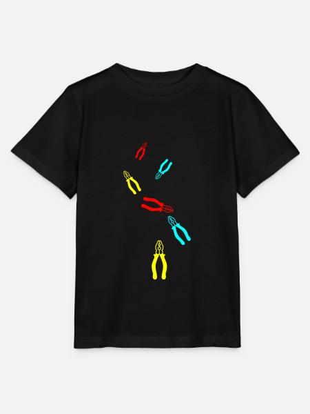 Zange Icon - Stanley/Stella Kinder T-Shirt MINI CREATOR - Schwarz