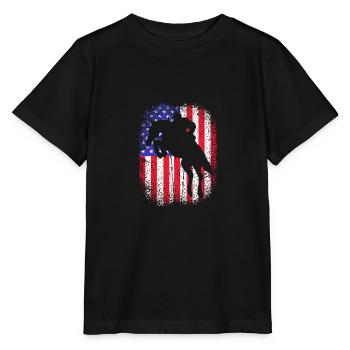 Saut d’obstacles Saut d’obstacles - T-shirt bio MINI CREATOR Stanley/Stella Enfant - noir - Devant - Mikhail (115cm)
