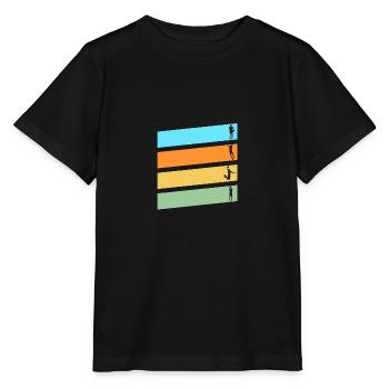 Basketballspieler Basketball - Stanley/Stella Kinder T-Shirt MINI CREATOR  - Schwarz - Vorne - Mikhail (115cm)