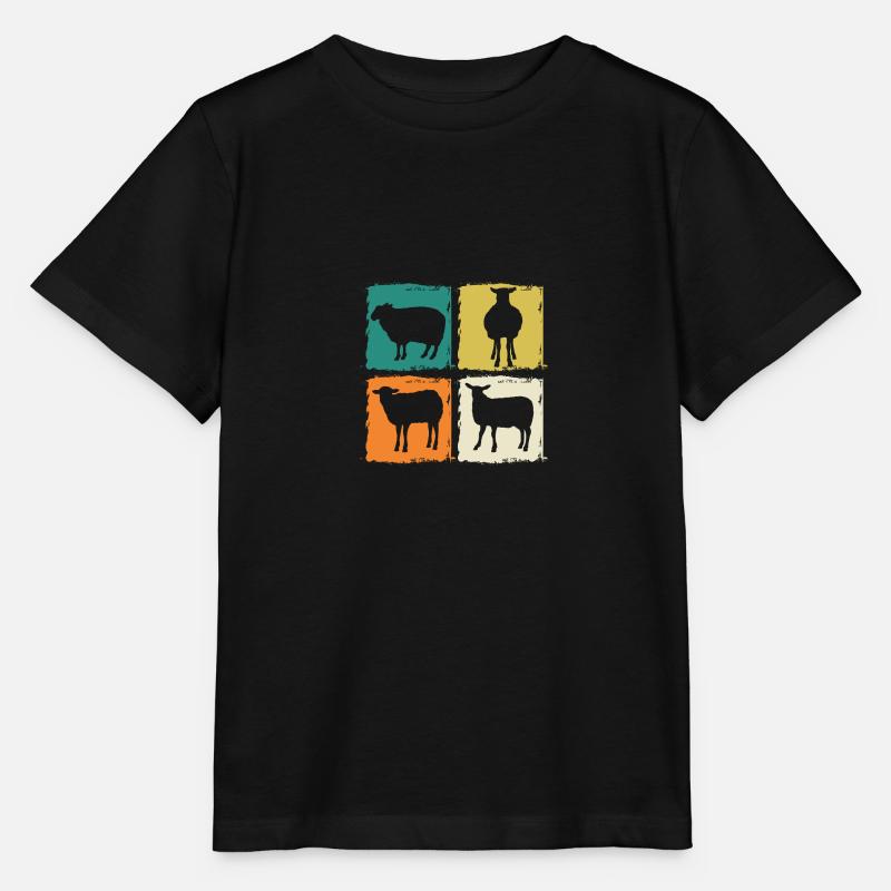 Schäfer Schaf - Stanley/Stella Kinder T-Shirt MINI CREATOR  - Schwarz