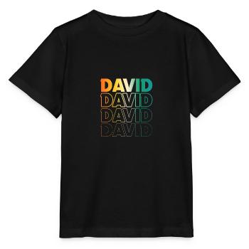 David - Stanley/Stella Kinder T-Shirt MINI CREATOR  - Schwarz - Vorne - Mikhail (115cm)