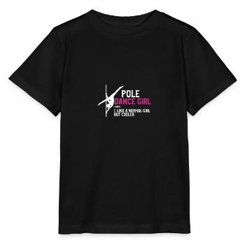 Poledance Pole Tänzerin Stangentanz Pole Fitness - Stanley/Stella Kinder T-Shirt MINI CREATOR  - Schwarz - Vorne - Mikhail (115cm)