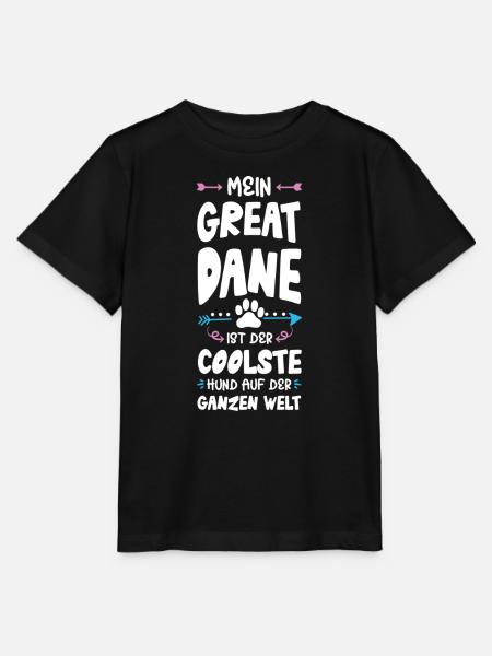 great dane hund spruch - Stanley/Stella Kinder T-Shirt MINI CREATOR - Schwarz