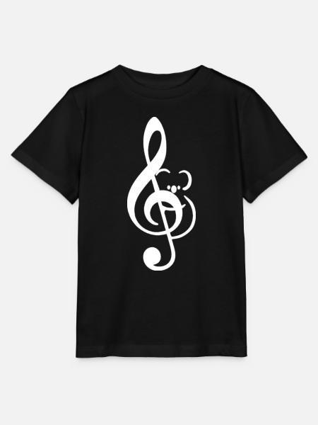 Koala mit Notenschlüssel - Stanley/Stella Kinder T-Shirt MINI CREATOR  - Schwarz