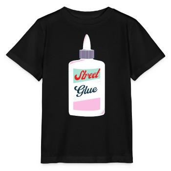 Streetglue / Superglue pour la rue - T-shirt bio MINI CREATOR Stanley/Stella Enfant - noir - Devant - Mikhail (115cm)