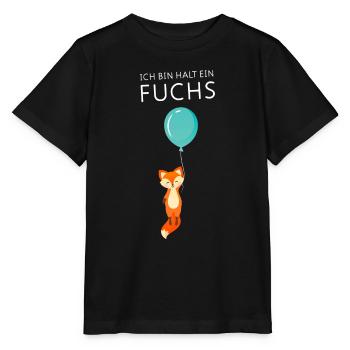 Ich Bin Halt Ein Fuchs Einschulung Schule - Stanley/Stella Kinder T-Shirt MINI CREATOR  - Schwarz - Vorne - Mikhail (115cm)