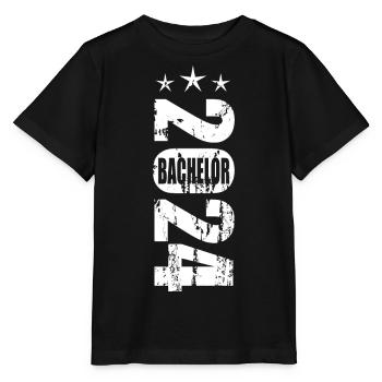 Bachelor 2024 - Stanley/Stella Kinder T-Shirt MINI CREATOR  - Schwarz - Vorne - Mikhail (115cm)