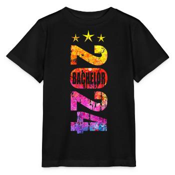 Bachelor 2024 - Stanley/Stella Kinder T-Shirt MINI CREATOR  - Schwarz - Vorne - Mikhail (115cm)