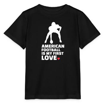 I love American soccer stylish - Stanley/Stella MINI CREATOR Kids’ T-Shirt - black - Front - Mikhail (115cm)