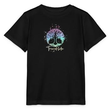 ,tree of life,tree,tree of life,pastel - Stanley/Stella MINI CREATOR Kids’ T-Shirt - black - Front - Mikhail (115cm)