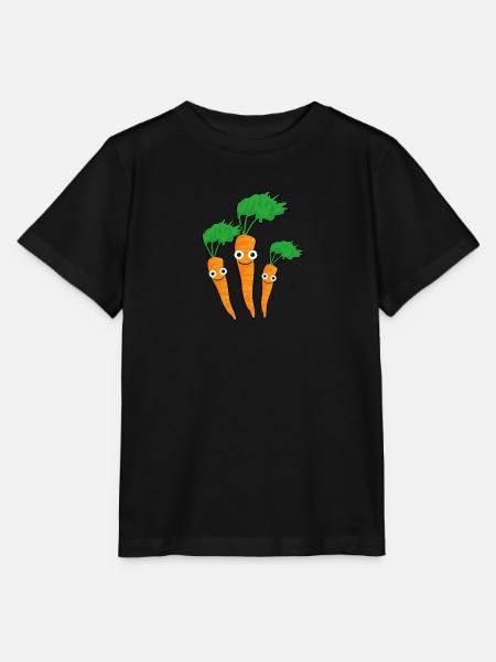 möhre,mohrübe,familie,möhrenfamilie,gemüse - Stanley/Stella Kinder T-Shirt MINI CREATOR - Schwarz