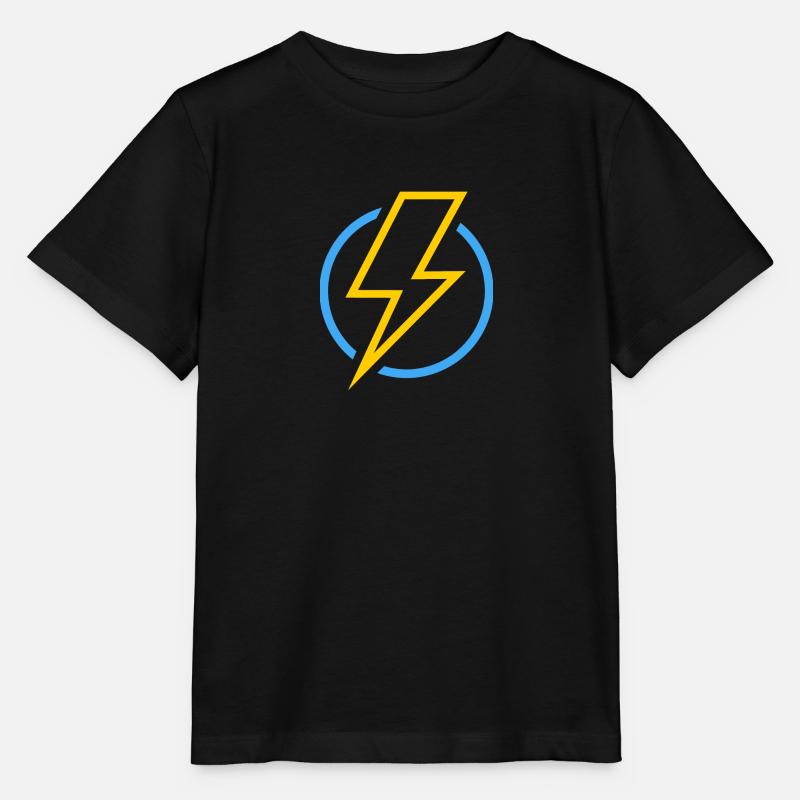 Éclair - T-shirt bio MINI CREATOR Stanley/Stella Enfant - noir